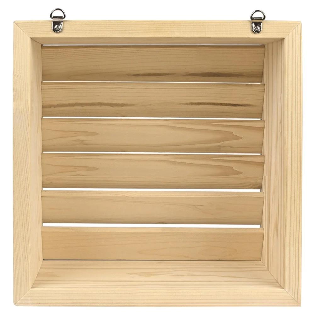1PC Wooden Lamp Shade For Sauna Room Lamp Shade 28x22cm Long-lasting Wooden Light Shades Effortless Installation Heat Resistance