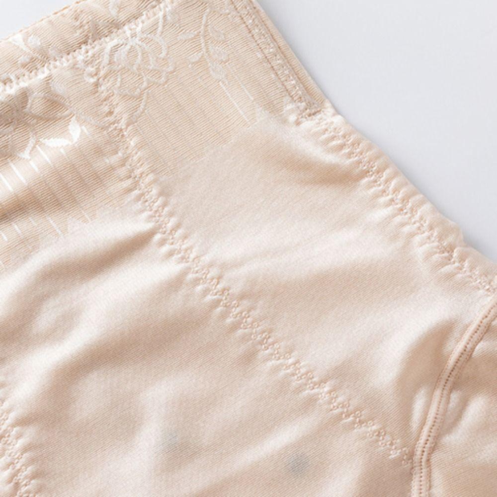 High Waist Tummy Control Underwear Shapers Body Shaping Briefs Lace Slimming Shapewear  Female