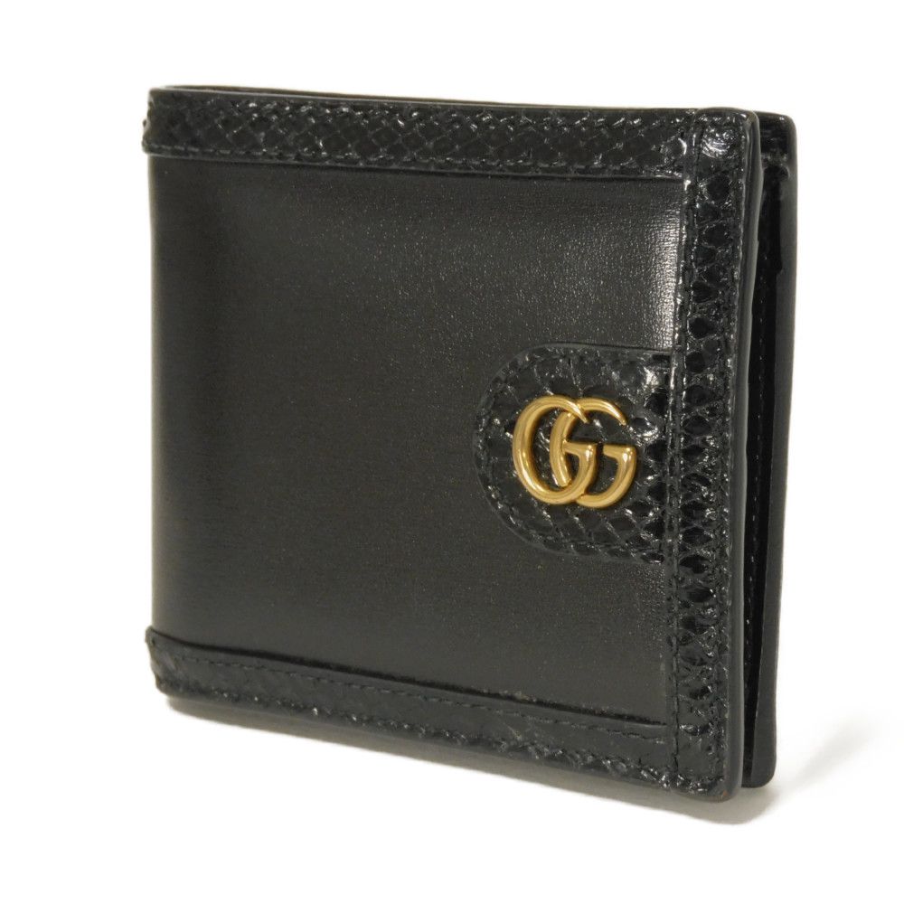 Used Ophidia Coin Wallet 9539 (597609, 10OTT, 1000, 7941) In GG Python Limited Edition Exotic Black. from Japan