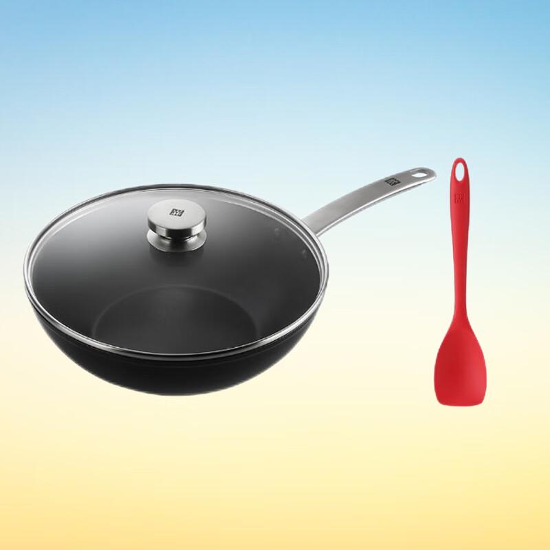 Zwilling Chinese Wok & Silicone Spatula Set