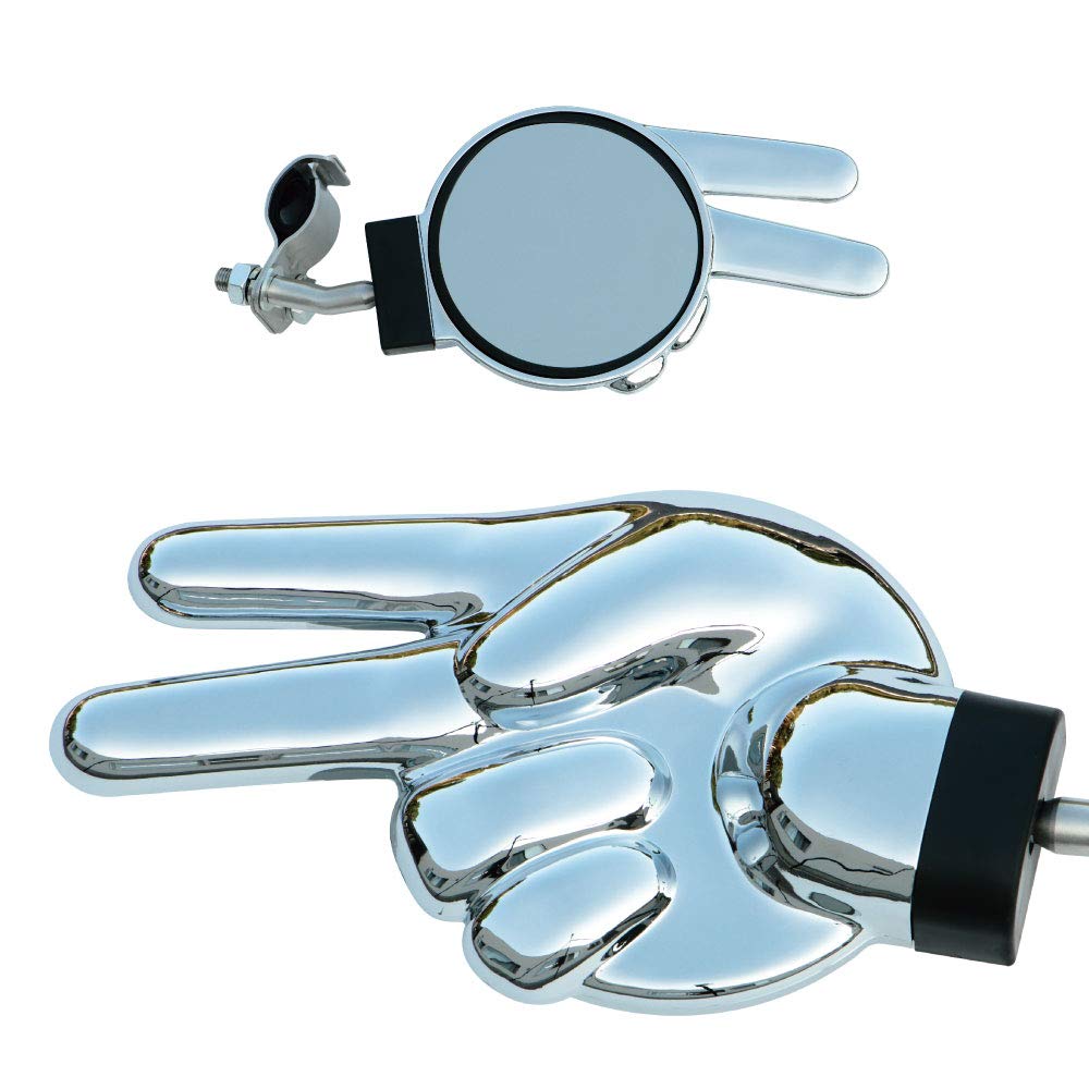 

Зеркало «Камень-ножницы-бумага» Jet Inoue Chrome 501483, хромированное, серебристое,