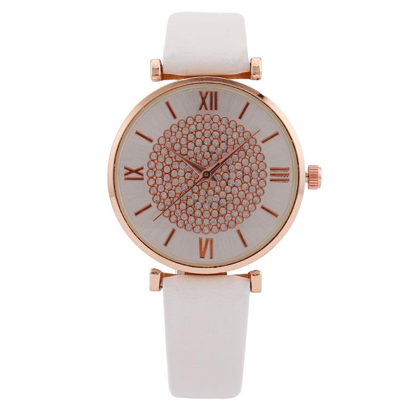 

Обработка Индивидуальные Интернет знаменитости Горячая Распродажа Мода Цыганский Звездный Пояс Женские Часы Женские Часы Кварцевые Часы белый