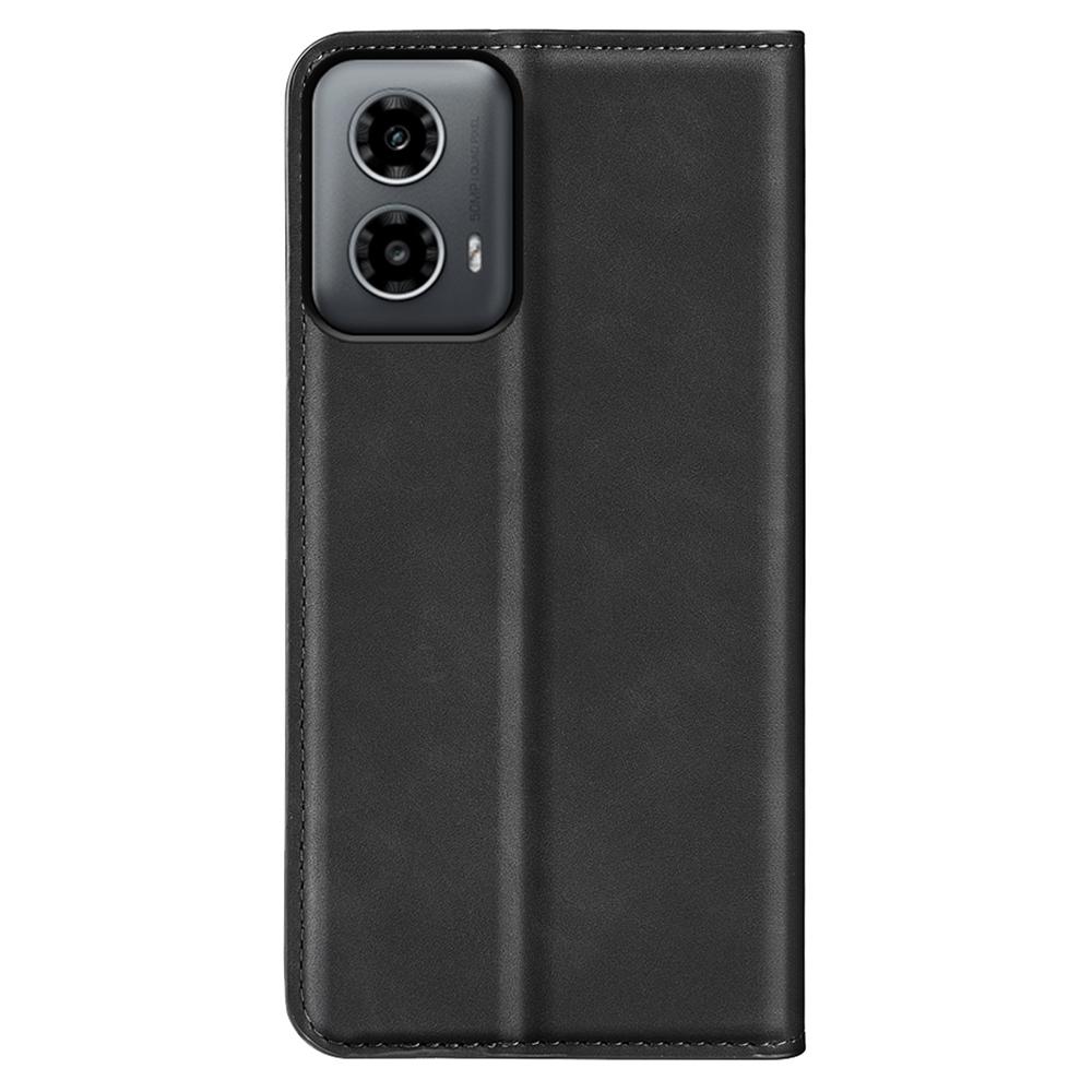 For Motorola Moto G45 5G/G34 5G Case PU Leather Stand View Magnetic Protect Phone Cover