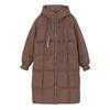 Women's Long Over Knee Thiened Down Cotton Jaet Bread Sle Loose Fit Winter New Sle Korean Version Coat Outerwear