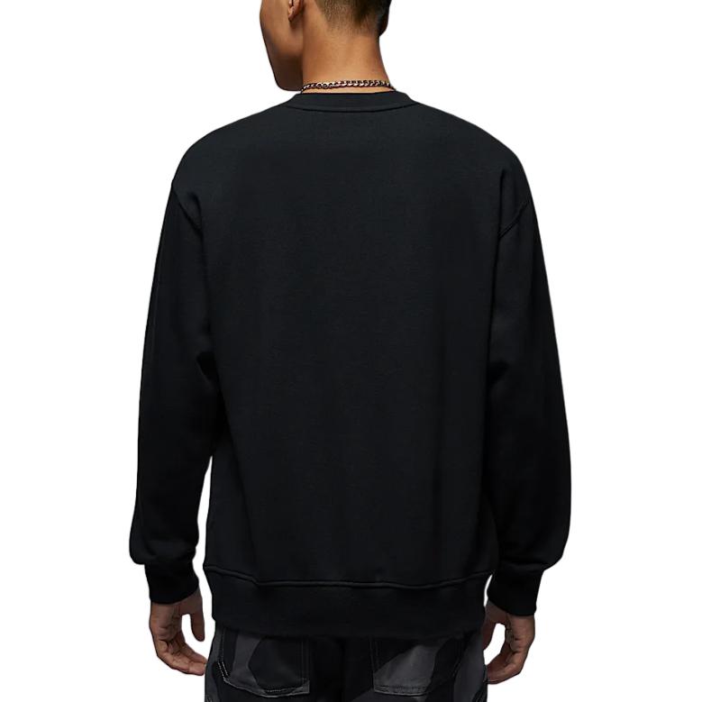 Jordan Essentials FW24 Bisiklet Yaka Spor Yazılı Desen Uzun Kollu Erkek Sweatshirt Siyah HV9284010