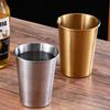 304Stainless Steel Cold Water Drinks Stackable Cup Double-Wall Beer Anti-Scalding Anti-Fall Cups Milk Mugsfor Kitchen Drinkware