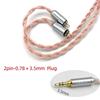 FAAEAL Fülhallgató Kábel 3.5/2.5/4.4mm Csere Fejhallgató Vezeték MMCX/2Pin 0.78mm Upgrade Kábel BLON Moondrop TANGZU TRN SE535-höz