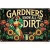 Vintage Metal Poster Wall Art, Aluminum Garden Panel Home Gift