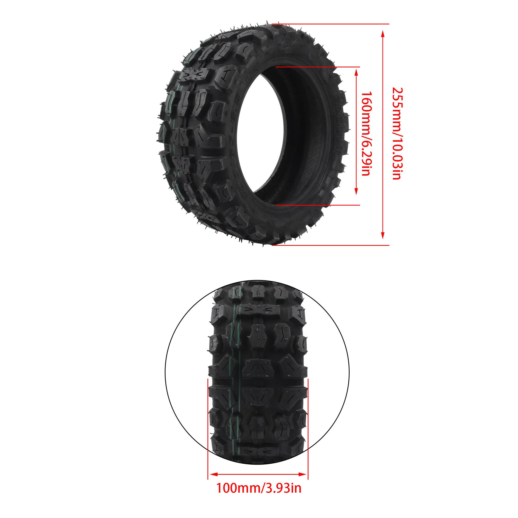 

Electric Scooter Tire 100/65‑6.5 90/65‑6.5 Tyre Replacement Anti Skid Off Road Thickened Rubber Vacuum Tire for Snowfield Bike