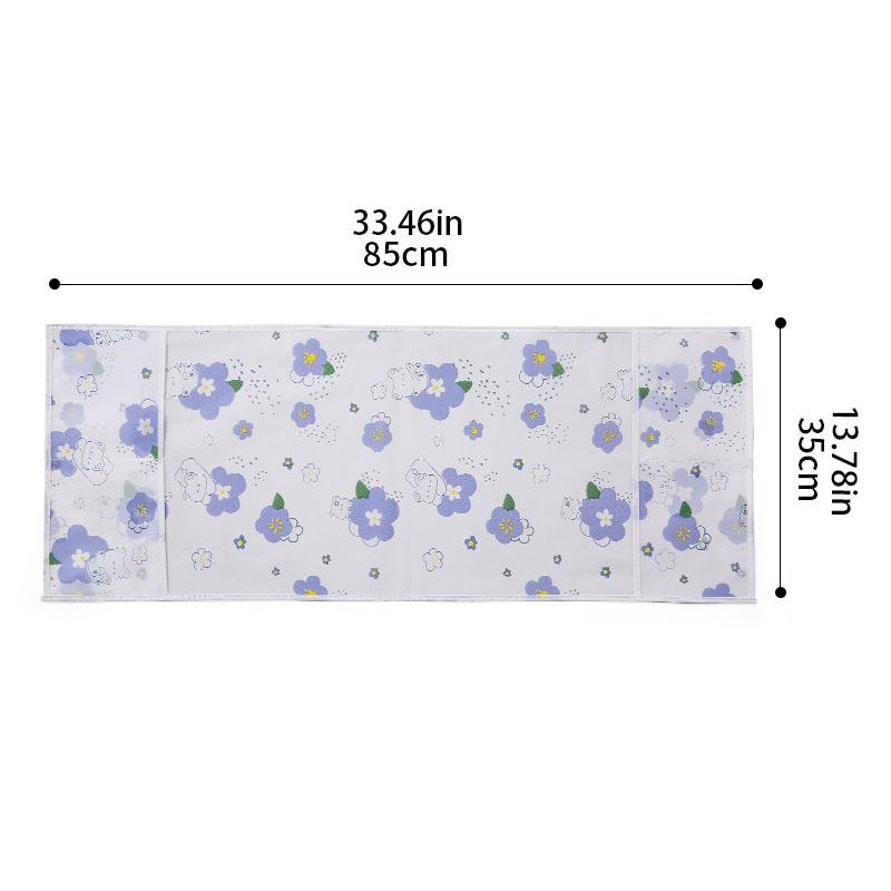 Microwave Dust Cover with Pocket Reusable Microwave Cover with Cartoon Design To Prevent Dust and Fumes in The Kitchen and Home