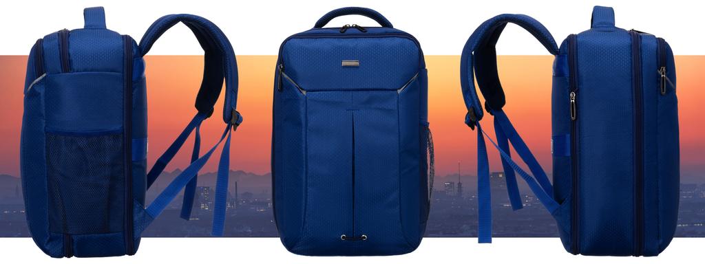 PTN BOCIAN-6453 Navy Travel Backpack