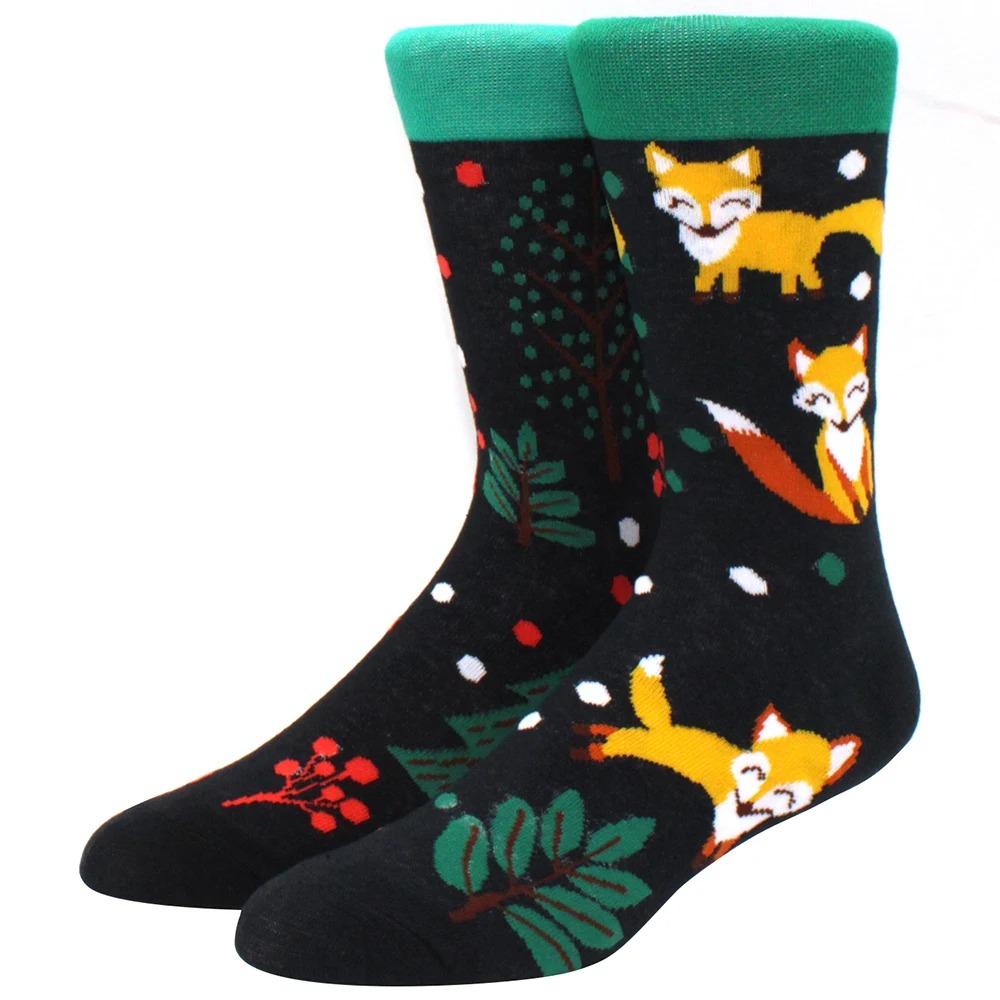 Herren Damen Socken Kreative AB Asymmetrische Baumwollsocken Mode Persönlichkeit Trend Cartoon Paar Lustige Socken Täglich Große Größe Socken