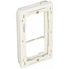 Panasonic Cosmo Series Wide 21 Switch Plate with Protective Cover for 1 Row/Triple Handle Top Cover Square White WT89513W