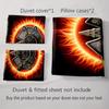 Fiery Tribal Emblem Bedding Duvet Cover Sets Duvet Covers Pillowcases Gifts (1 * Duvet Cover 2 * Pillowcases, Without Duvet Insert)