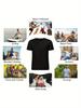 Kung Fu Fighting Meme Stick Figure Graphic Tee Mens Casual Short Sleeve Cotton TShirt