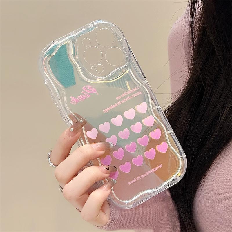 Zhitai Laser Paper Apple iPhone Case with Cream Pattern & Chain, Compatible with iPhone 16 Pro, 14, 12, 15, and 7/8.