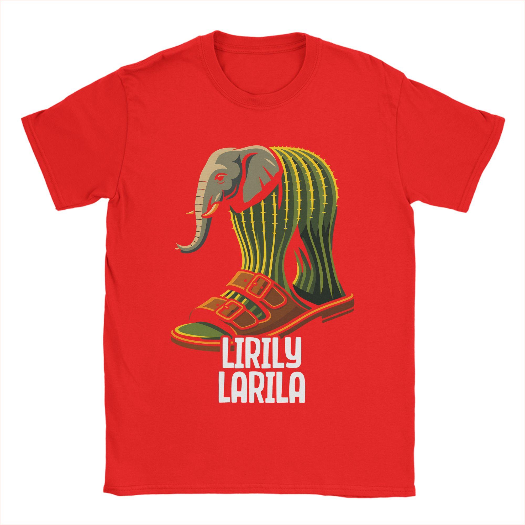 

Lirily Larila Italian Brainrot 100 Cotton T Shirt For Men Summer TShirts O Neck Trendy Cool Tees Oversized Design Clothes S