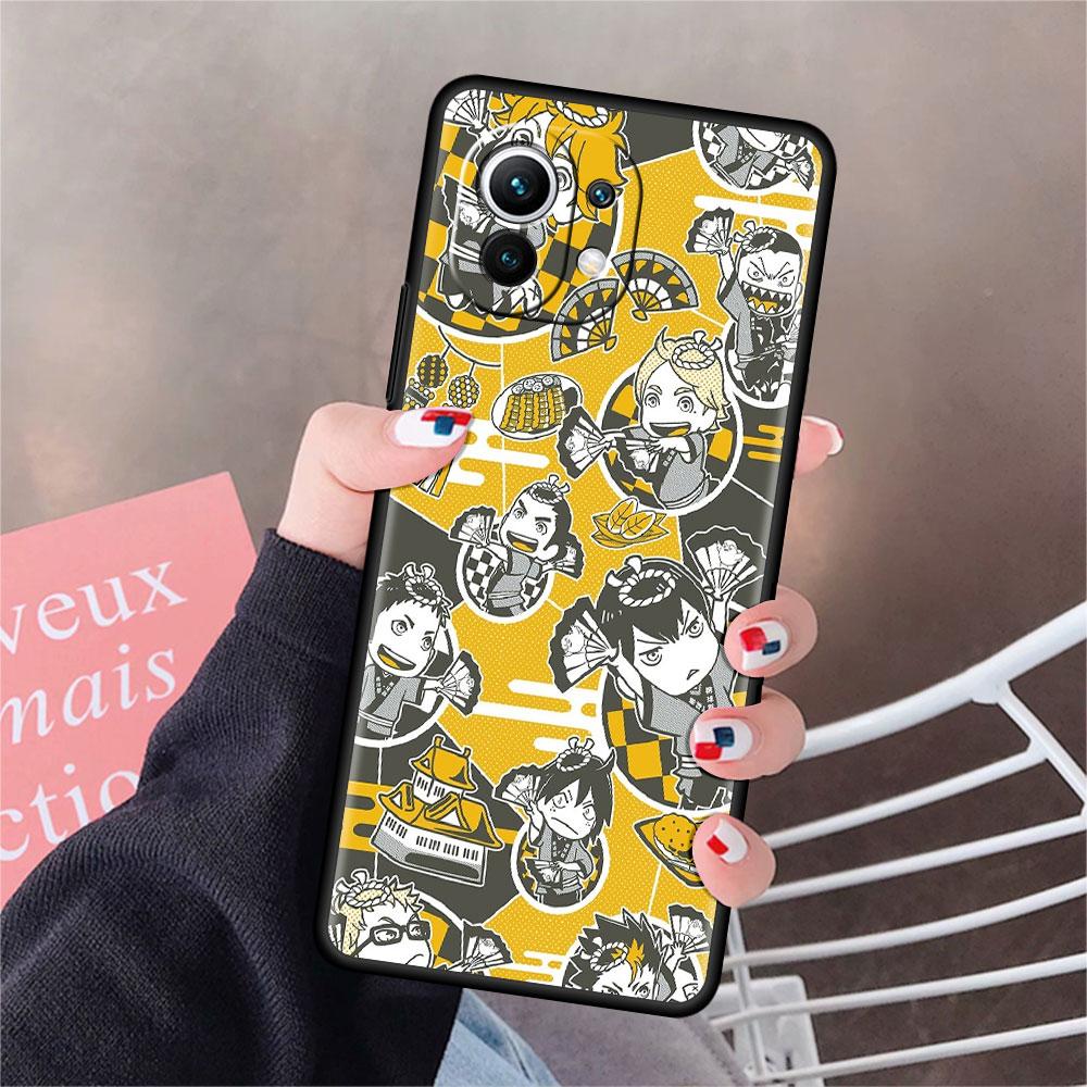Haikyu!! Anime Funda Case For Xiaomi Mi 11 Lite 5G NE 11T Pro 10T 9T Note 10 12 12X 12S Ultra Soft Silicone Shell Phone Cover