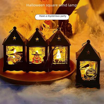 Kreative LED-Kürbislaterne – tragbares Halloween-Nachtlicht für Kinder