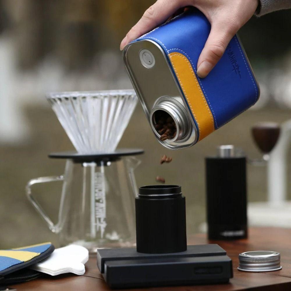 

Oxford Cloth Coffee Filter Paper Air Valve Storage Bag Simple Airtight Coffee Canister