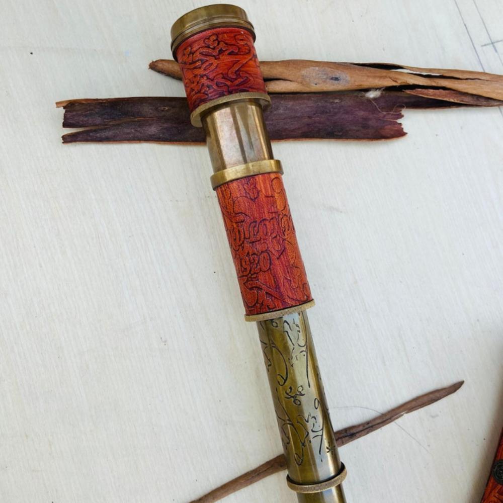 Vintage Brass Telescope Dollond London 1915 | Martine | Antique | Full Functional | 20 Inch