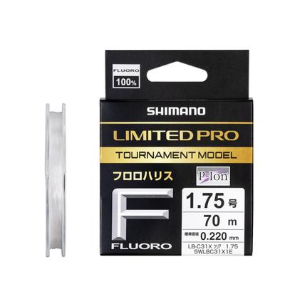 SHIMANO Limited Pro Tournament Model Fluorocarbon Clear Line, LB-C31X, 70m, 1.75 No.