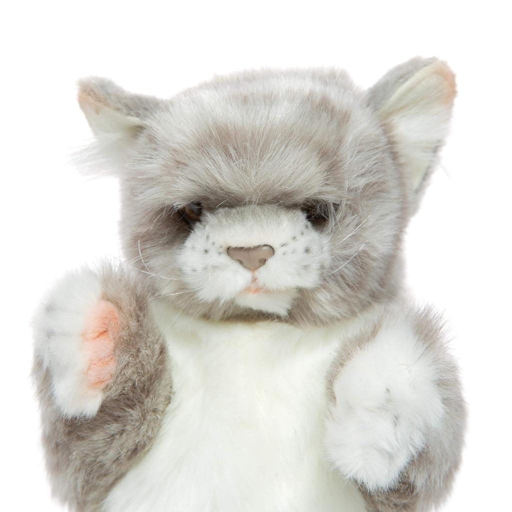 BH7163 HANSA Gray Cat Hand Puppet