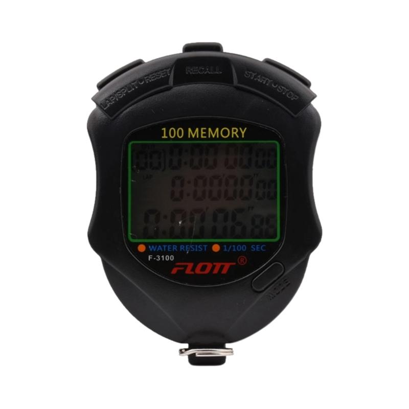 Digital Stopwatches Professional Stopwatches 10/30/60/100 Lap Memory Multifunctional Stopwatches with Countdown Timer