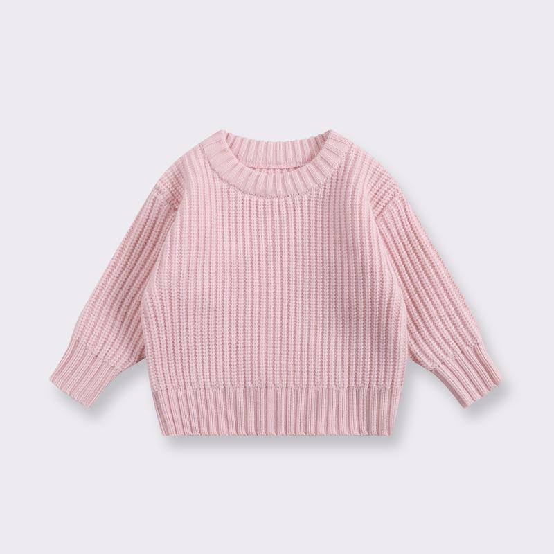 0-6Yrs Baby Boys Girls Knit Sweater Clothes 2025 New Toddler Infant Newborn Knitwear Soft Spring Long Sleeve Baby Pullover Tops