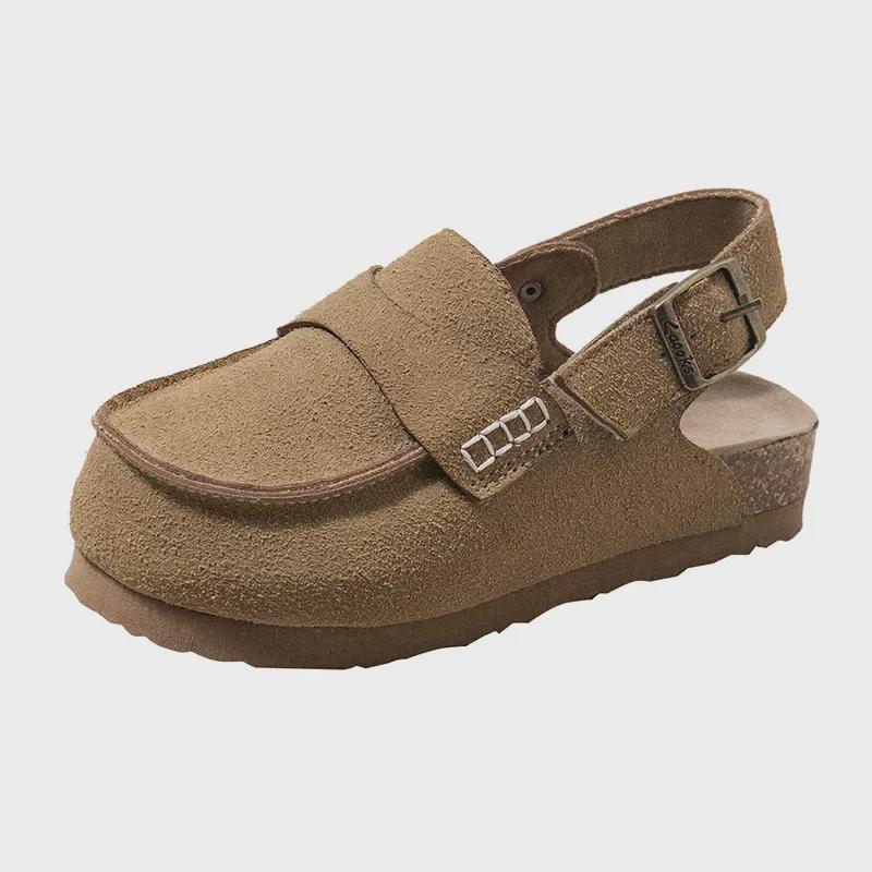 2024 Retro Soft-Soled Toe Shoes for Medium and Large Children - Spring and Autumn Trendy Casual Sandals for Boys