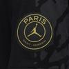 Jordan X PSG Collaboration Letter Print Crew Neck Casual Short Sleeve T-Shirt SS24 Men Tops Black FN5331-010