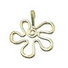 Flower Charm Pendants Abstract Flower Charm Dangle Jewelry Making Accessories