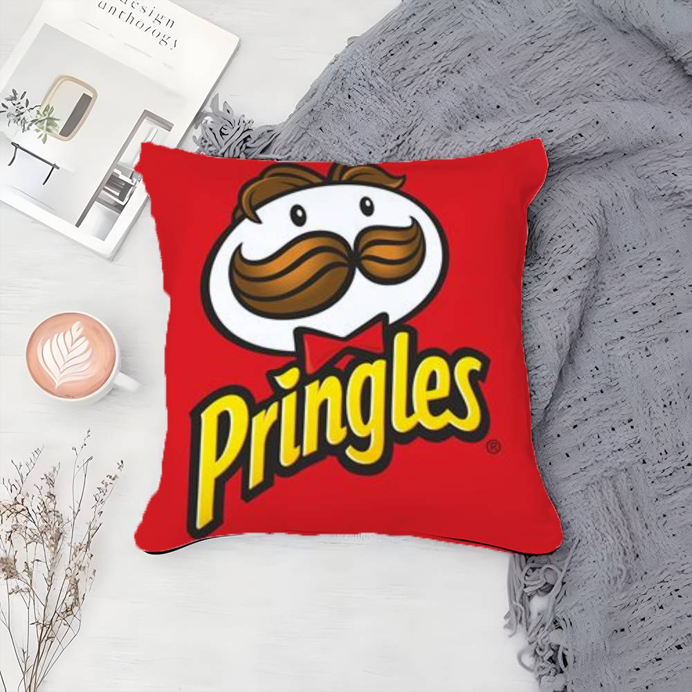 Classic Personality P-Pringles-MT Pillow Case Printing Pillowcase Living Room Sofa Cushion Cover Bedroom Room Decor
