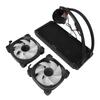 ARGB Liquid CPU Cooler Support for AM4 AM5 2.2 Inch LCD Temperature Display Close   AIO Liquid Cooler with 240mm  
