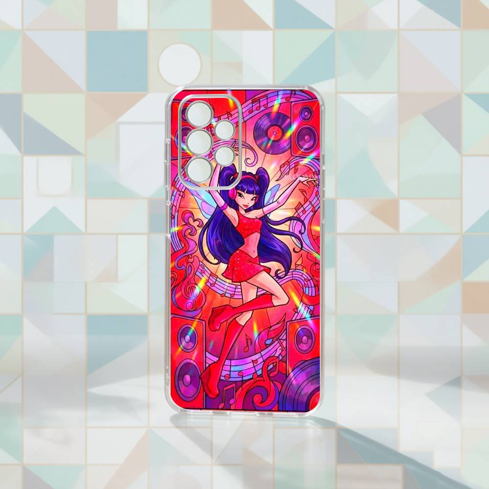W-Winx Clubs Phone Case For Samsung S25,S24,S21,S22,S23,S30,Ultra,S20,Plus,Fe Transparent Cover Samsung S225G