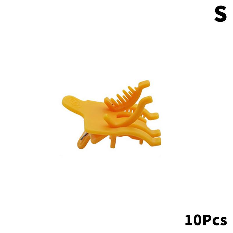 10Pcs S/L Reusable Perm Hair Clip Man Hair Curl Styling Clamps Barbershop Salon Hook Loop Hair Rollers Short Hair Perm Tool