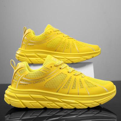 Oddychające buty do biegania Fly-Knit w dużych rozmiarach z podwyższeniem na każdą porę roku