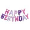16 Inch Happy Birthday Letter Foil Balloons Set Wide Application for Birthday Party Anniversary Wall Backdrop Decor