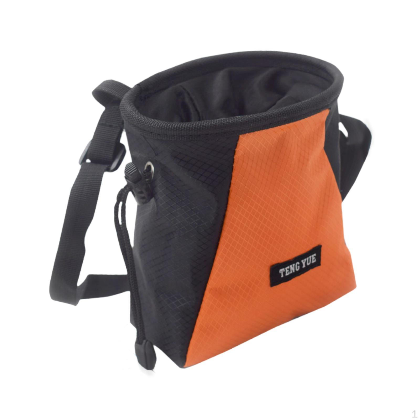 

Регулируемый и износостойкий мешочек для мела, мешочек на шнурке для тяжелой атлетики, гимнастики. оранжевый