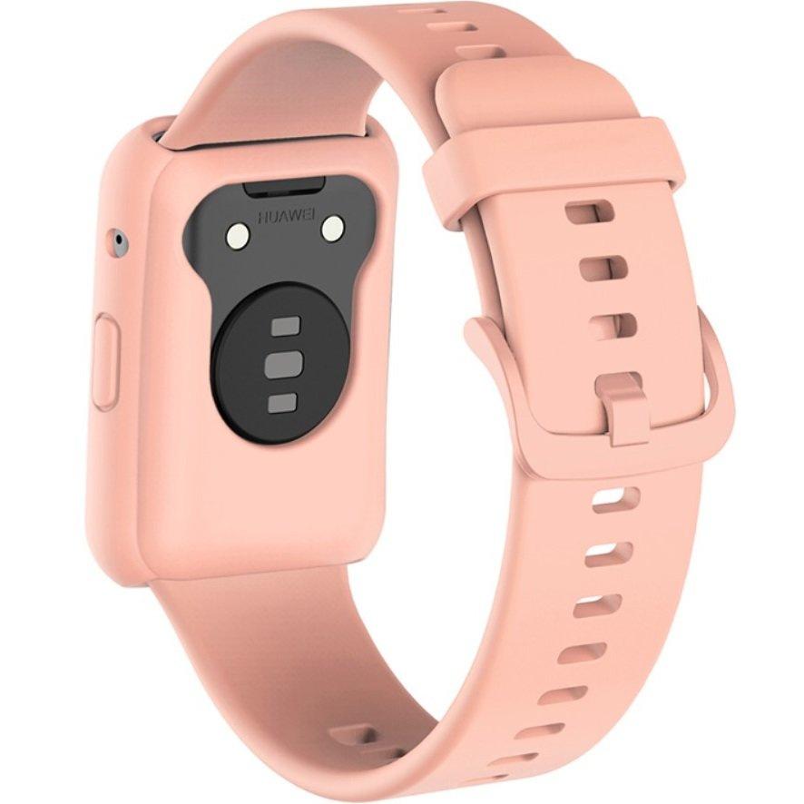 Strap with Case for Huawei Watch Fit, Light Pink
