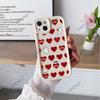 Hot-selling Trendy Brand Love Rabbit Mobile Phone Case Apple 17 Pro Girly iPhone15 Matte Silicone Case