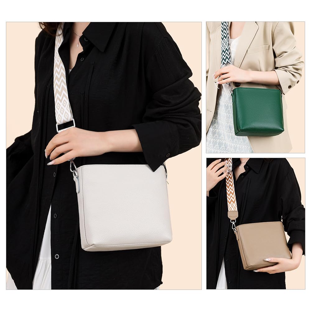 Cowhide Leather Mini Shoulder Bag for Tote Small Genuine Thick Can Store iPad Shoulder Mini Smartphone 2018 [Whatna] Women, Bag, Mother's Bag,