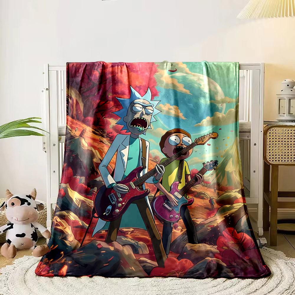 Group of colorful cartoon characters with books titled  Hero Books.  for all seasons blanket lunch break throw gift 80cm x 120cm