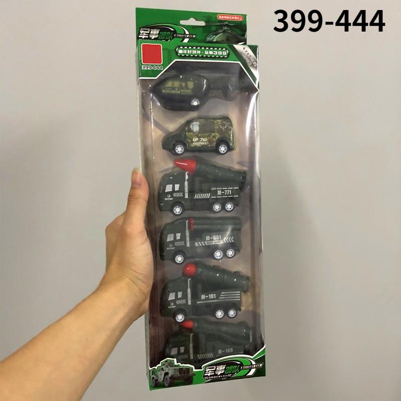 6Pcs Car Model Toy Fire Truck Airplane Police Engineering Model for Boys Christmas Gift Diecast 1/64 Voiture Pull Back Car Toys