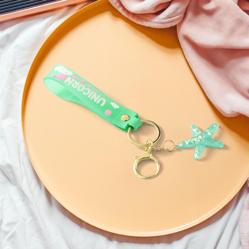 Мягкий ПВХ Брелок-подвеска Звезда Океана Желейный Цвет