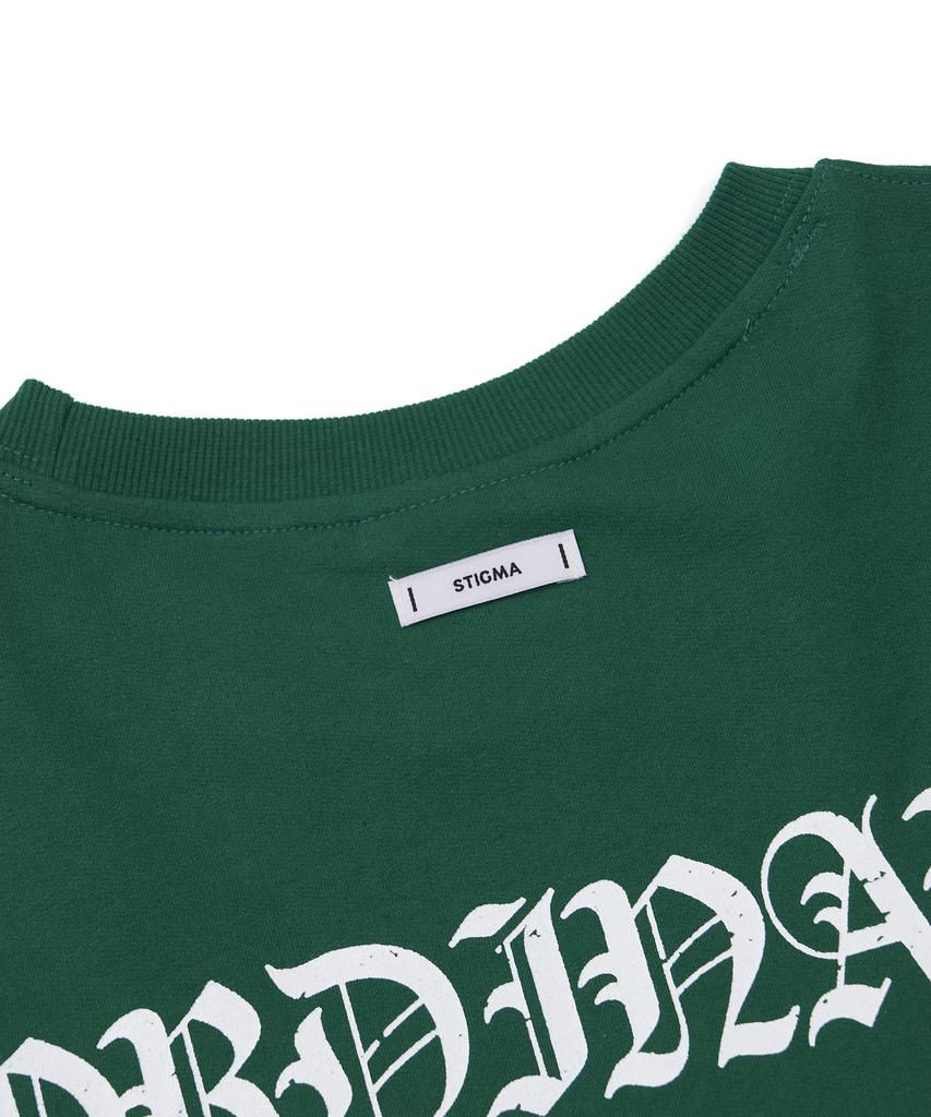 STIGMA Nerd Semi-Oversized T-Shirts Green