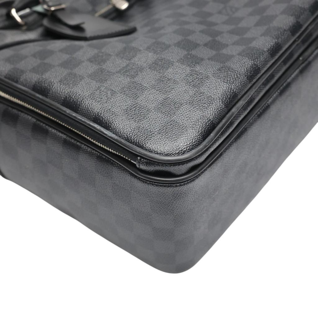 Louis Vuitton Damier Graphite Ikar Shoulder Bag Business Bag Damier N23253 Used