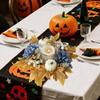 Candle Ring Wreath Pillar Candle Holder Wreath Party Supplies Creative Fall Wreath Pumpkin Ornament for Festival Decoration