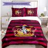 Wizarding World Pattern Printed 3PCS Bedding Set, Soft Skin-Friendly Washable Duvet Cover & Pillowcases Set