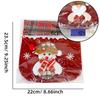 Christmas Candy Cartoon Bags For Kids Featuring Snowman Bear And Santa Designs